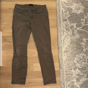 Ann Taylor Olive Green Denim Pants Skinny